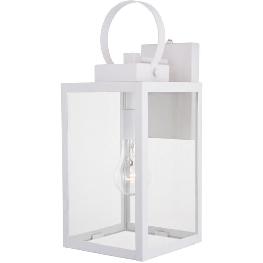 Vaxcel - T0554 - One Light Outdoor Wall Mount - Medinah - Textured White