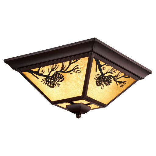 Douglas Three Light Outdoor Flush Mount