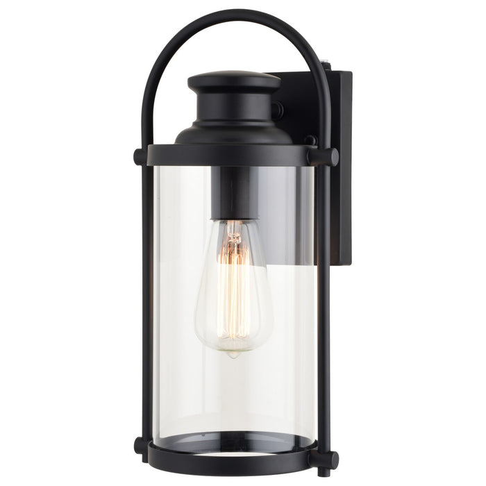 Vaxcel - T0685 - One Light Outdoor Wal Mount - Winfield - Matte Black