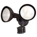 Vaxcel - T0695 - Two Light Outdoor Motion Sensor Security Flood Light - Outdoor Security - Bronze