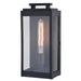 Vaxcel - T0705 - One Light Outdoor Wal Mount - Hampton - Textured Black