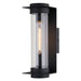 Vaxcel - T0711 - One Light Outdoor Wal Mount - Brighton Park - Textured Black