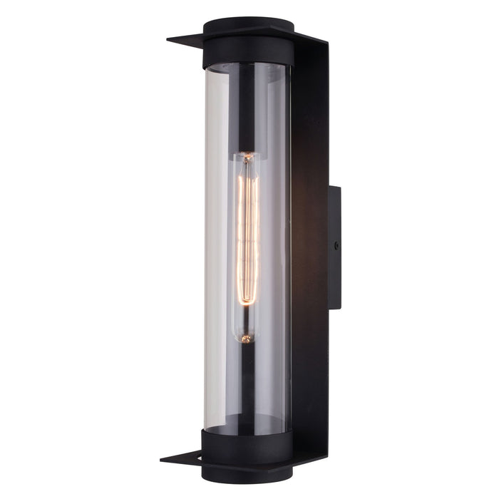 Vaxcel - T0712 - One Light Outdoor Wal Mount - Brighton Park - Textured Black