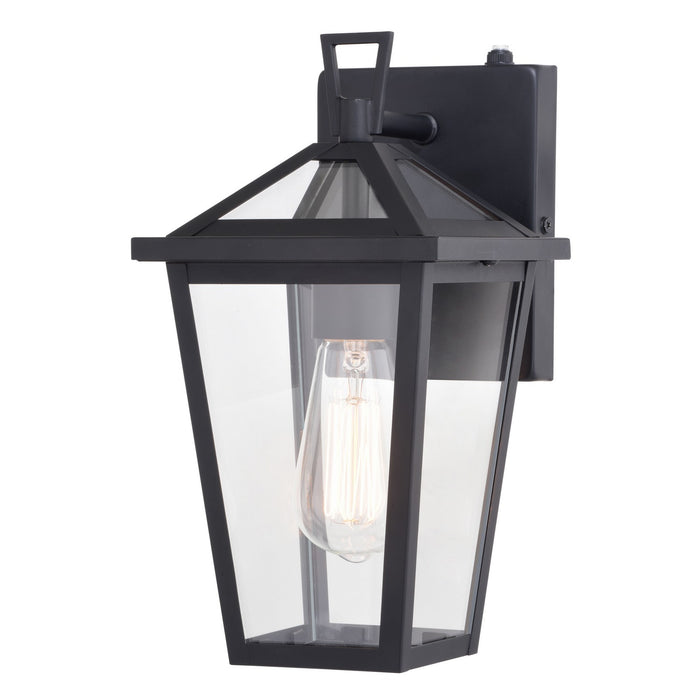 Vaxcel - T0715 - One Light Outdoor Wall Mount - Derby - Matte Black