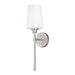 Vaxcel - W0355 - One Light Wall Sconce - Clark - Satin Nickel