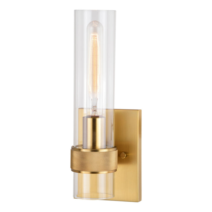 Vaxcel - W0426 - One Light Wall Sconce - Bari - Satin Brass