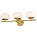 Vaxcel - W0434 - LED Vanity - Sloane - Satin Brass