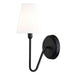 Vaxcel - W0474 - One Light Wall Sconce - Briar - Matte Black