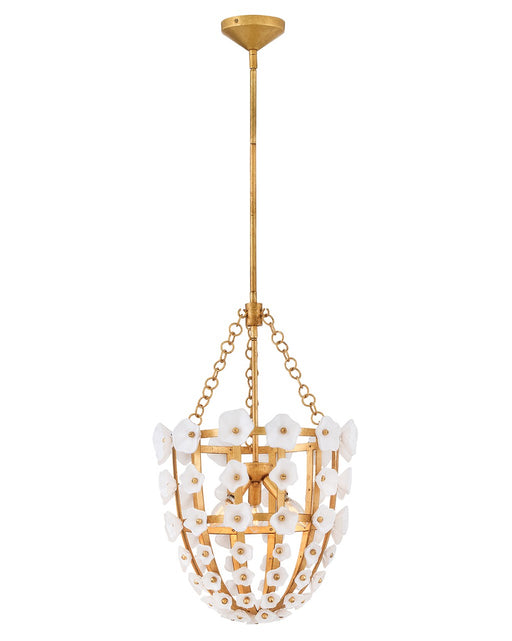 Fredrick Ramond - FR41637DA - LED Pendant - Azalea - Distressed Brass