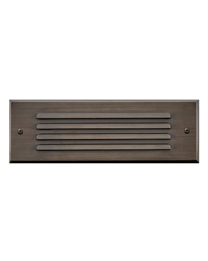 Louvered Brick Light LED Flush Step Light