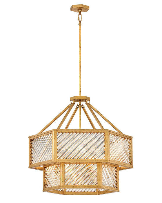 Hinkley - 47464DA - LED Chandelier - Sura - Distressed Brass