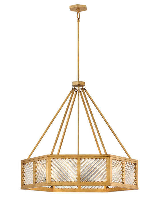 Hinkley - 47466DA - LED Chandelier - Sura - Distressed Brass