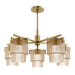 Hunter - 13138 - Five Light Chandelier - Ontario - Luxe Gold