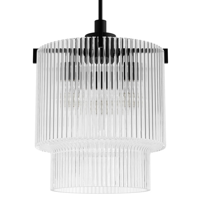 Hunter - 13149 - Three Light Pendant - Ontario - Matte Black