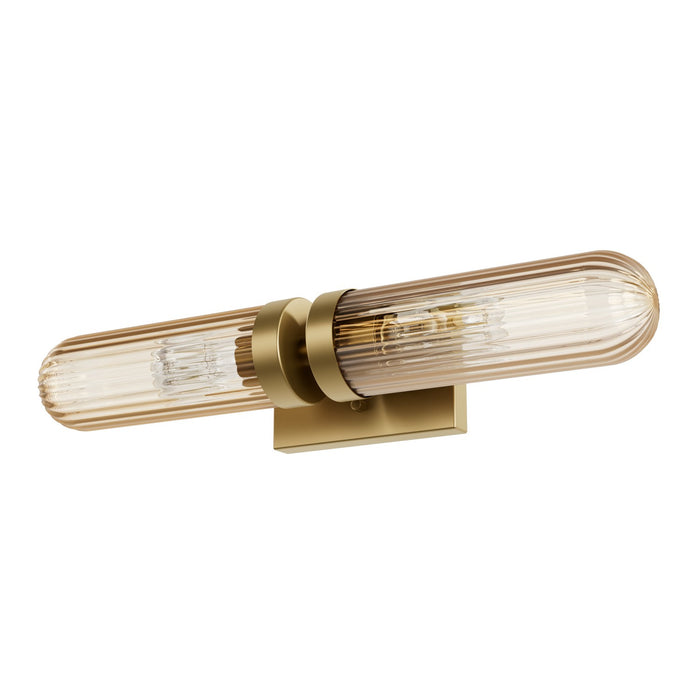 Hunter - 13239 - Two Light Bath Vanity Sconce - Beverly Glen - Luxe Gold