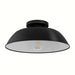 Hunter - 46003 - One Light Flush Mount - Mill Valley - Matte Black