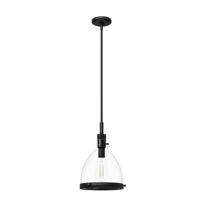 Hunter - 48052 - One Light Pendant - Van Nuys - Matte Black