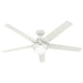 Hunter - 52832 - 60"Ceiling Fan - Aerodyne - Fresh White