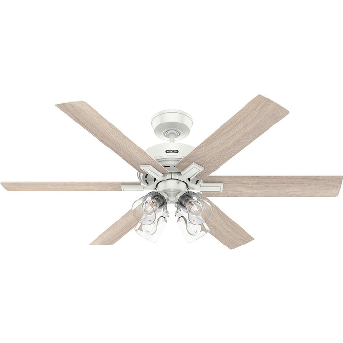 Hunter - 52904 - 52"Ceiling Fan - Fonthill - Fresh White