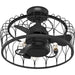 Hunter - 52969 - 20"Ceiling Fan - Rotonda - Matte Black