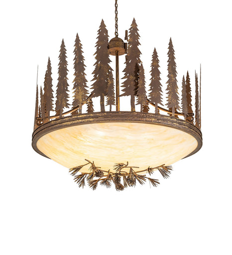 Towering Pines Eight Light Pendant