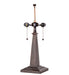 Meyda Tiffany - 138784 - Two Light Table Base - Mission - Mahogany Bronze