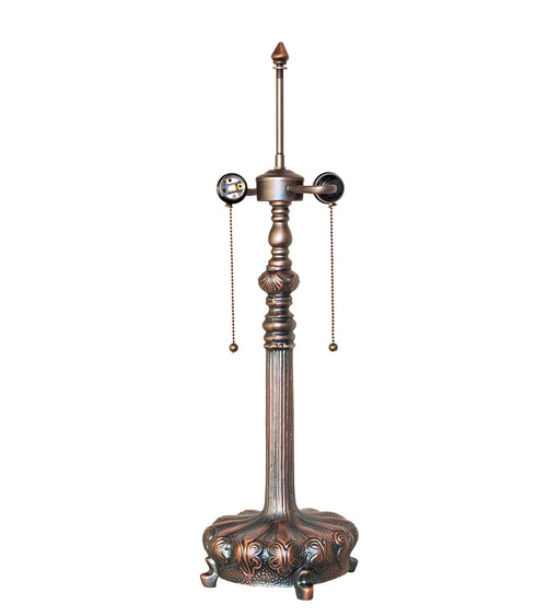 Meyda Tiffany - 157255 - Two Light Table Base - Table Base - Mahogany Bronze