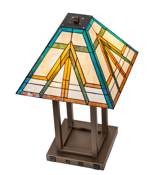 Meyda Tiffany - 271183 - Two Light Table Lamp - Moab - Tyler Bronze