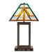 Meyda Tiffany - 271183 - Two Light Table Lamp - Moab - Tyler Bronze