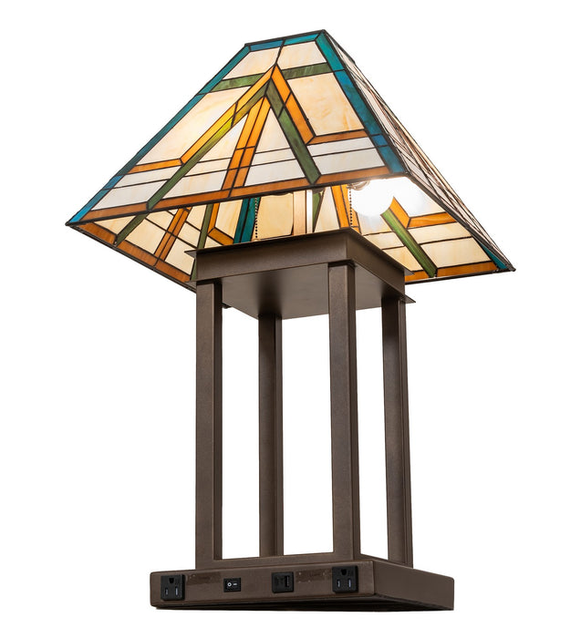 Meyda Tiffany - 271183 - Two Light Table Lamp - Moab - Tyler Bronze