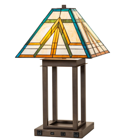 Meyda Tiffany - 271183 - Two Light Table Lamp - Moab - Tyler Bronze