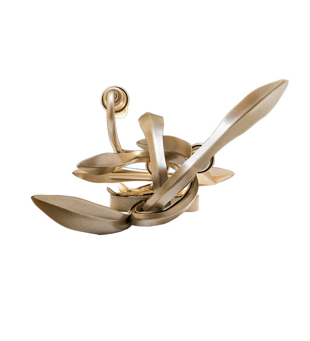 Meyda Tiffany - 273539 - Three Light Wall Sconce - Roselle - Champagne Metallic