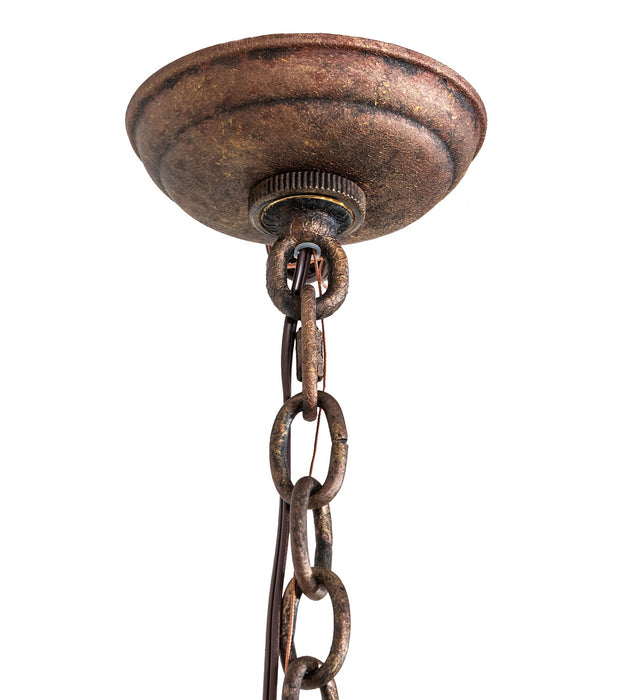 Meyda Tiffany - 273541 - Three Light Pendant - Eltz - Rococco