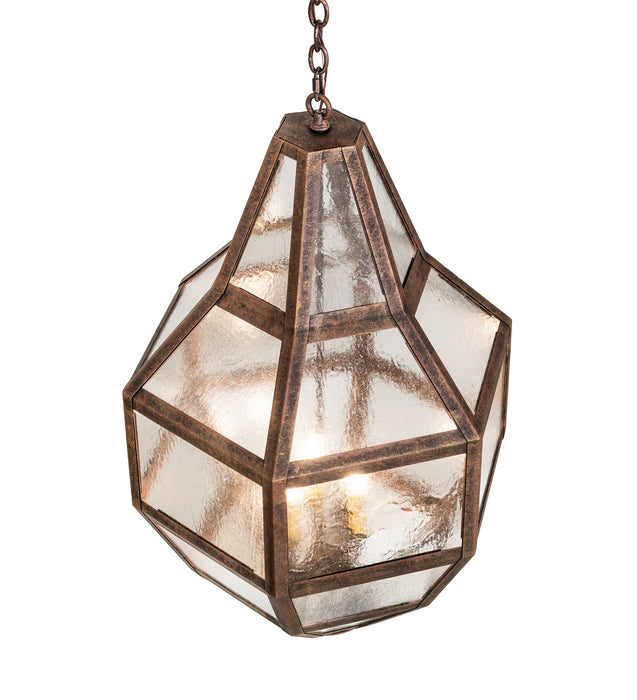 Meyda Tiffany - 273541 - Three Light Pendant - Eltz - Rococco