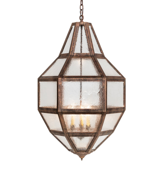 Meyda Tiffany - 273541 - Three Light Pendant - Eltz - Rococco