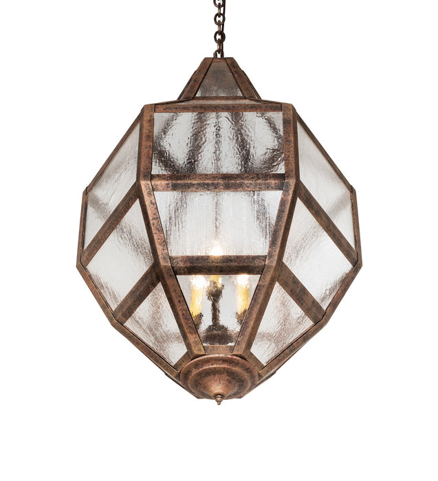Meyda Tiffany - 273541 - Three Light Pendant - Eltz - Rococco