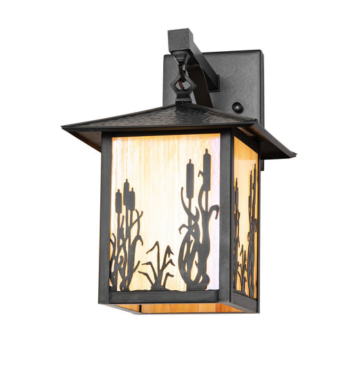 Meyda Tiffany - 273847 - One Light Wall Sconce - Reeds & Cattails - Black Patina