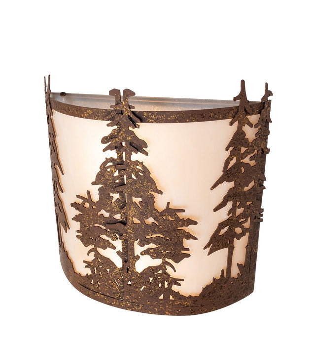 Meyda Tiffany - 274298 - Two Light Wall Sconce - Tall Pines - Pompeii Gold