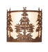 Meyda Tiffany - 274298 - Two Light Wall Sconce - Tall Pines - Pompeii Gold