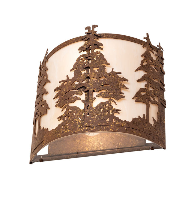 Meyda Tiffany - 274298 - Two Light Wall Sconce - Tall Pines - Pompeii Gold
