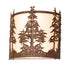 Meyda Tiffany - 274298 - Two Light Wall Sconce - Tall Pines - Pompeii Gold