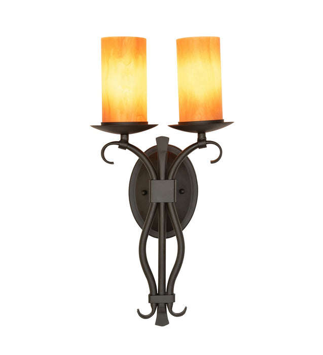 Meyda Tiffany - 275883 - Two Light Wall Sconce - Juliana - Oil Rubbed Bronze