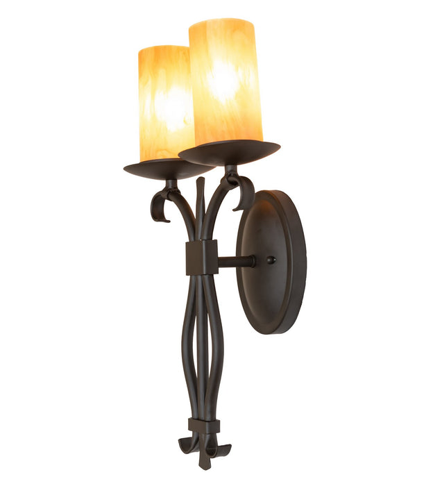 Meyda Tiffany - 275883 - Two Light Wall Sconce - Juliana - Oil Rubbed Bronze