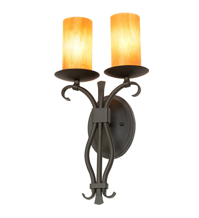 Meyda Tiffany - 275883 - Two Light Wall Sconce - Juliana - Oil Rubbed Bronze