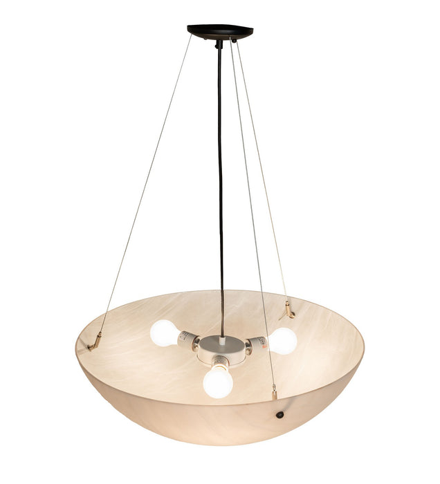 Meyda Tiffany - 275935 - Three Light Pendant - Cypola - Solar Black