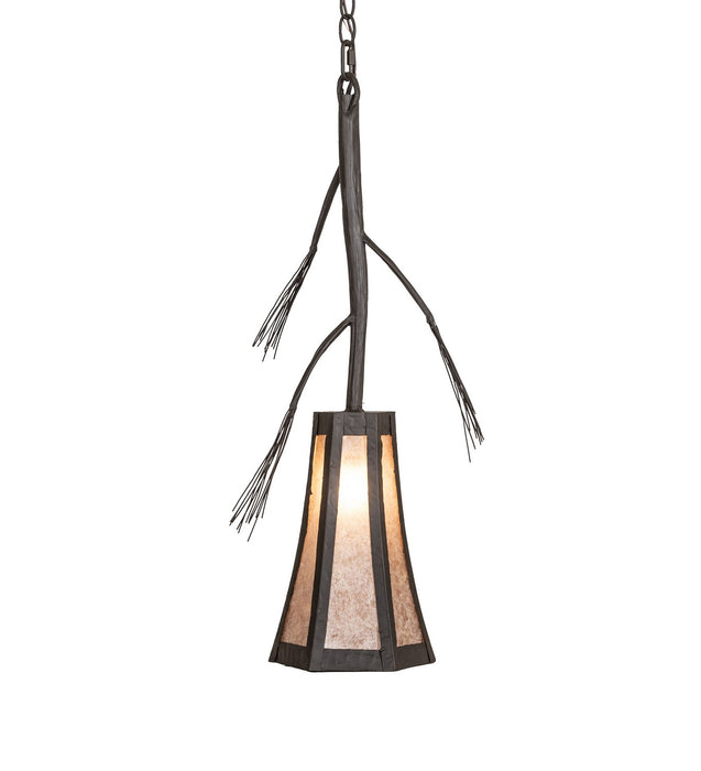 Meyda Tiffany - 275941 - LED Mini Pendant - Lone Pine - Oil Rubbed Bronze