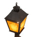 Meyda Tiffany - 276322 - Three Light Post Mount - Turin - Craftsman Brown
