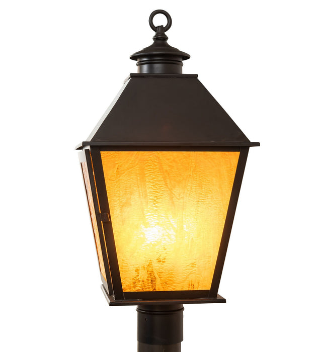 Meyda Tiffany - 276322 - Three Light Post Mount - Turin - Craftsman Brown