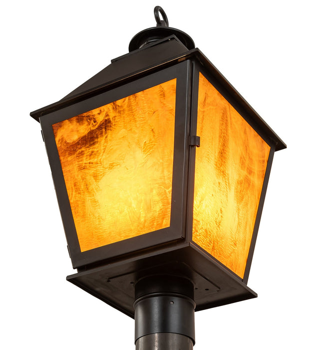 Meyda Tiffany - 276322 - Three Light Post Mount - Turin - Craftsman Brown