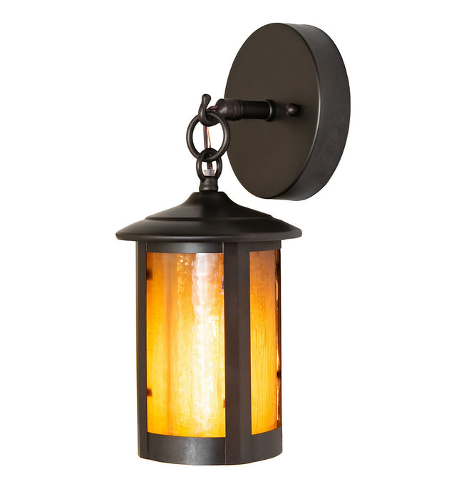 Meyda Tiffany - 276323 - One Light Wall Sconce - Fulton - Craftsman Brown